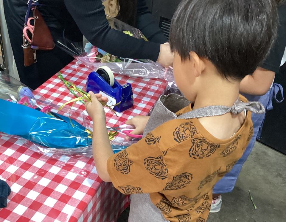 お子様限定　お花屋さん体験